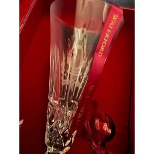 Waterford Eight Maids-A-Milking Champagne Flute New in Box w/ Original Charm